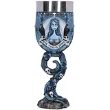 Nemesis Now Corpse Bride Kelch Emily 21 cm - Blau/Silber/Schwarz
