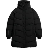Superdry Damen. Wattierter City Chevron Parka schwarz 38 - Black - S