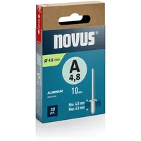 Novus Blindnieten Ø 4,8 mm 10 mm Länge 30 Stück