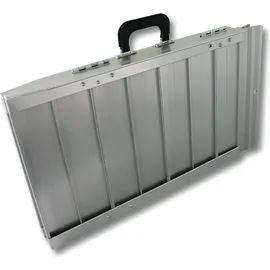 Wiltec Rollstuhlrampe faltbar 150 cm 270 kg Gehhilfe Aluminium silber