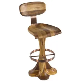 JV Möbel Hocker Holz 42 x 80 x 43 cm Braun