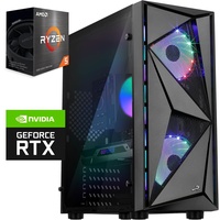 Gaming PC: RYZEN 3600, RTX 3050, 32GB RAM, 512GB SSD, includes a new game.