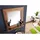 Massivmoebel24 Badspiegel Akazie 70x12x78 natur lackiert PURE ACACIA 613