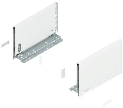 LEGRABOX Zarge, Höhe C (177 mm), NL=270 mm, links/rechts, für LEGRABOX pure, seidenweiss matt