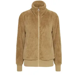 Bomberjacke OXMO "Bomberjacke OXAnneka", Damen, Gr. L, braun (kelp), Obermaterial: 100% Polyester PES., casual, Jacken