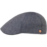 Mayser Paddy Stripes Flatcap Schirmmütze gestreift Handmade Herren Frühling Sommer dunkelblau 56 cm - 56