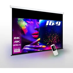 eSmart Germany Tageslicht-Motor Leinwand MIMOTO GRAU 295 x 133") 16:9