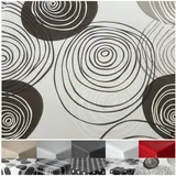 Wachstuchtischdecke Tischdecke abwaschbar PVC Plastik-Tischdecken Gartentischdecke RUND OVAL ECKIG Rechteckig Outdoor Wachs Tafeldecke (Circle, Eckig 130x220cm)