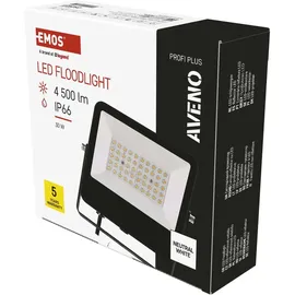 EMOS AVENO ZS2423 LED-Strahler, schwarz, 30W, Neutralweiß (1531242300)
