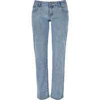 URBAN CLASSICS Damen TB5478-Ladies Low Waist Straight Denim Pants