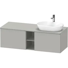 Duravit D-Neo Konsolenwaschtischunterbau wandhängend Betongrau Matt 1400x550x459 mm - DE4950R7007000 DE4950R70070000