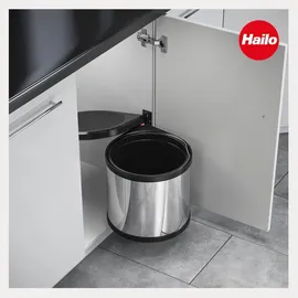 HAILO AS Mono 12 l edelstahl/schwarz