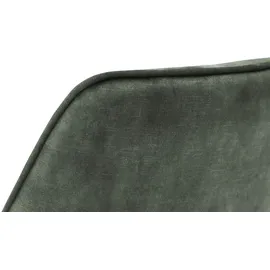 MCA Furniture MCA Ottawa Polsterstuhl mit Armlehne Metall/Stoffbezug - 2 Jahre Gewährleistung - mind. 14 Tage Rückgaberecht - grün