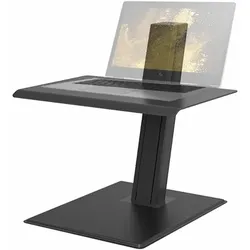 Humanscale QuickStand Eco notebook Steh-Sitz Arbeitsplatz, schwarz