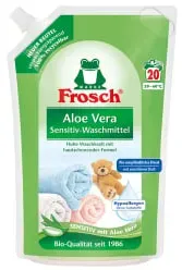 Frosch Aloe Vera Sensitiv-Waschmittel 114879 , 1,8 Liter - Beutel, wiederverschließbar, für 20 ca. WL