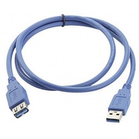 Manhattan USB 3.0 Verlängerungskabel A/A blau 2m