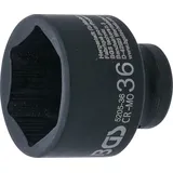 BGS 5205-36 | Kraft-Steckschlüssel-Einsatz Sechskant | 12,5 mm (1/2") | SW 36 mm