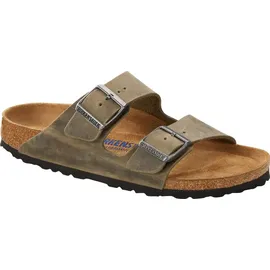 Birkenstock Arizona Weichbettung Nubukleder geölt faded khaki 43