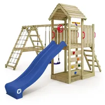 Wickey Spielturm RocketFlyer mit Schaukel & Rutsche blau