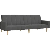 VidaXL Schlafsofa 2-Sitzer Dunkelgrau Stoff