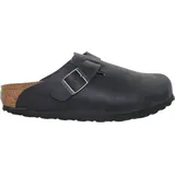 Birkenstock Boston Nubukleder geölt schwarz 40