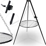 Berdsen Dreibein 80 cm Stahl Schwarz