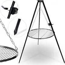 Berdsen Dreibein 80 cm Stahl Schwarz