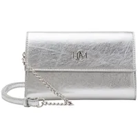 L.Credi Oliviana Clutch Polyurethan Silver