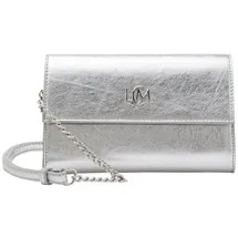 L.Credi Oliviana Clutch Polyurethan Silver