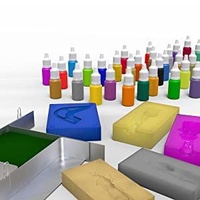 Polyment Silikonfarbe I Farbpaste zum Einfärben von Silikon Kautschuk I in 33 Farben - 500.0 Gramm / Ultramarin Ral5002