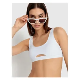 lscn by lascana Bikini-Top Damen Weiß 42 Cup C/D