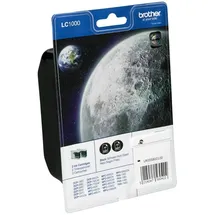 Brother LC-1000BK schwarz 2er Pack