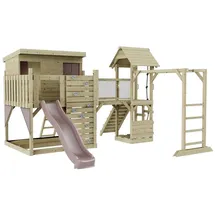 OUTDOORTOYS Spielturm Isak Altrosa Holz