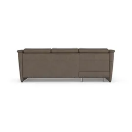 sit&more Ecksofa SIT & MORE "Freetown L-Form", grau (taupe), B:257cm H:84cm T:166cm, Sofas, Ecksofa, inklusive Kopfteilverstellung und komfortablem Federkern