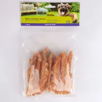 Kölle Corwex Premium Kaustreifen (250g, Hühnerbrust in Streifen) 100% Fleischanteil, getreidefrei/fettarm, Kausnack für Hunde, schonend luftgetrocknet