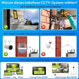 LuVision Überwachungskamera 4MP Weiß