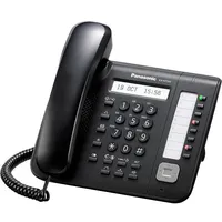 Panasonic KX-NT551NE-B STANDARD IP-Terminal schwarz 1 Zeilen Display 8