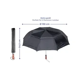 Maximex Sturm-Regenschirm Kyrill
