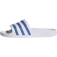 adidas Damen Adilette Aqua Sneakers, Ftwr White/Blue Fusion Met./Ftwr White, 38 EU