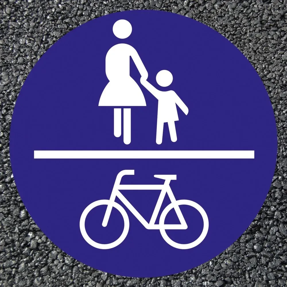 BORNIT Verkehrszeichen VZ 240 gemeinsamer Geh- u. Radweg - d=1500mm