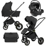 Babylux Kinderwagen 3in1 Set Schwarz