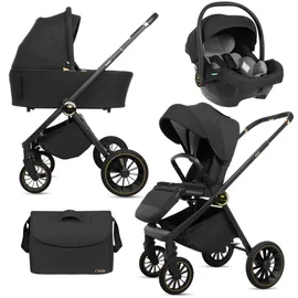 Babylux Kinderwagen 3in1 Set Schwarz