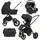 Babylux Kinderwagen 3in1 Set Schwarz