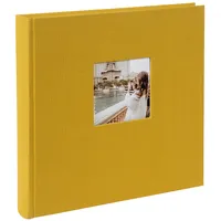Goldbuch Bella Vista 25x25cm senf, 60 weiße Seiten, Buchalbum