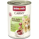 Animonda Carny Kitten Rind, Huhn & Kaninchen 12 x 400 g