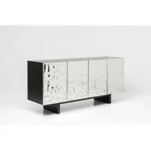 Kare DESIGN Sideboard Caldera 80122 Metall Silber