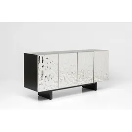 Kare DESIGN Sideboard Caldera 80122 Metall Silber