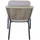 MONDO Gartenstuhl LATEA 60 x 64 x 106 cm grau 1 St.