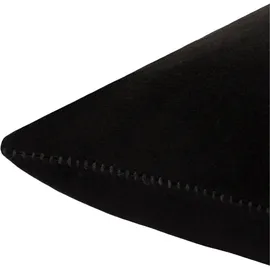 Zoeppritz Kissenbezug Soft-Fleece 40 x 40 cm Schwarz