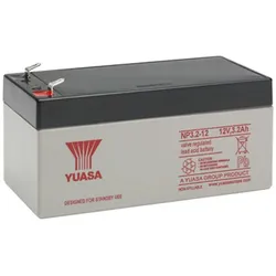 Yuasa Blei-Akku NP3.2-12 Pb 12V / 3,2Ah Faston 4,8